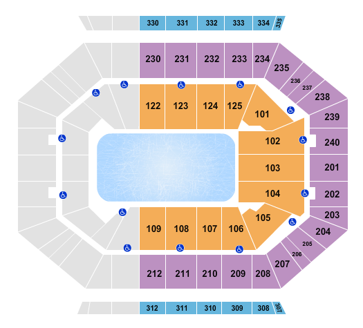 DCU Center Seating Chart: Disney On Ice 2