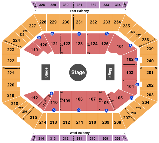 DCU Center Seating Chart: Ringling Bros
