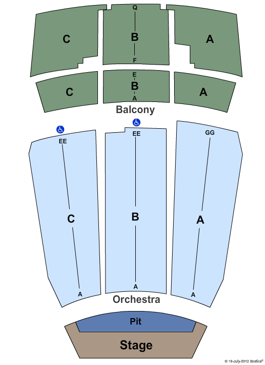DECC Seating Chart