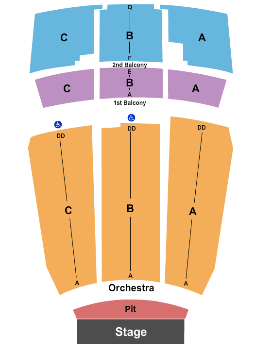DECC - Auditorium Map