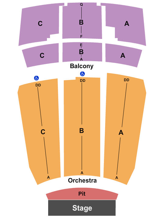 Symphony Hall At DECC Seating Chart: Endstage2