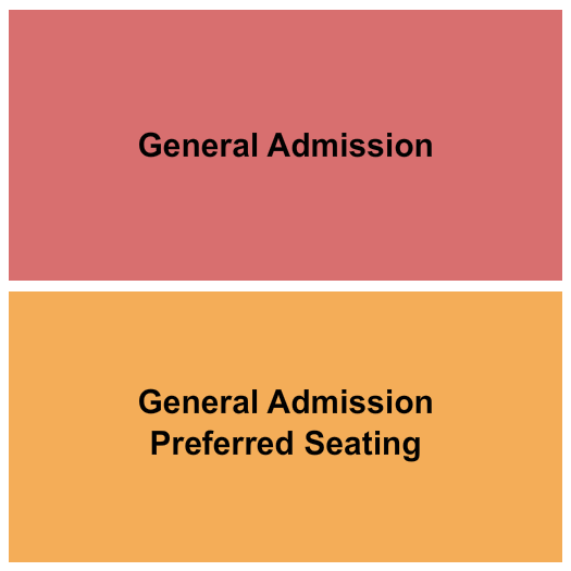 DROM Seating Chart: GA & GA Preferred