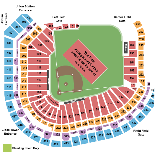 Daikin Park Seating Chart: Generic Field
