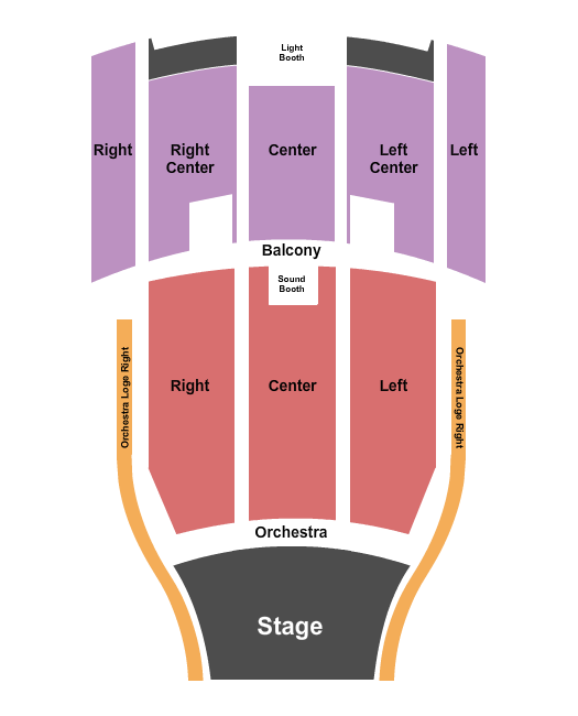 Daines Concert Hall Seating Chart: Endstage