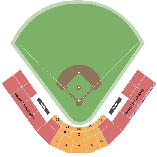Dan Law Field at Rip Griffin Park Map