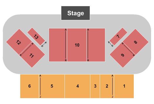Dana Center At Saint Anselm College Seating Chart: Endstage 2
