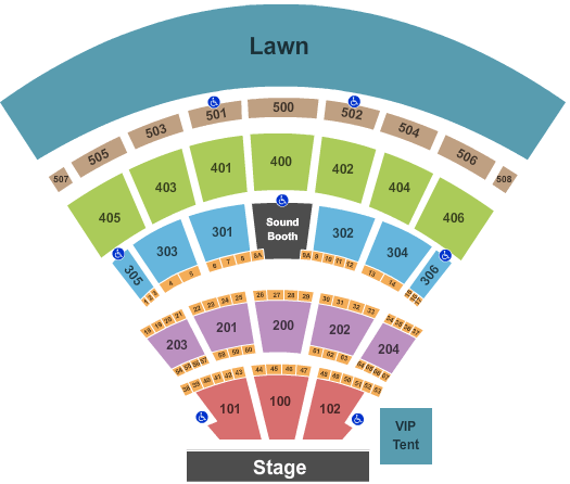 Darien Lake Performing Arts Center Darien Center Ny Seating Chart
