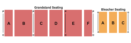 Darke County Fairgrounds Seating Chart: Grandstand/Bleacher