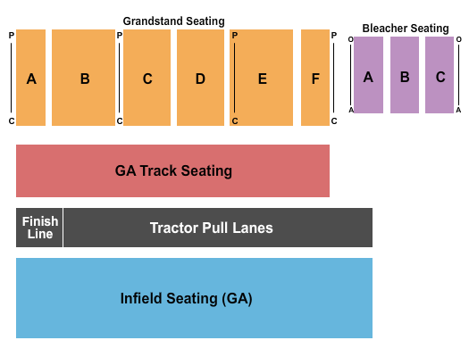 Darke County Fairgrounds Seating Chart: Track