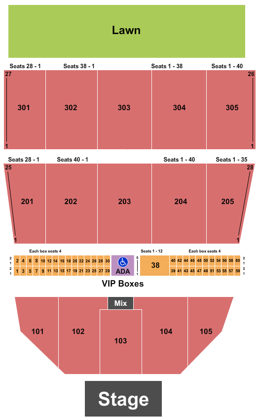 Riverbend Seating Chart Section 700