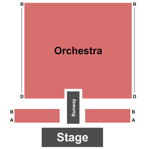 Daryl Roth Theatre Seating Chart: 44