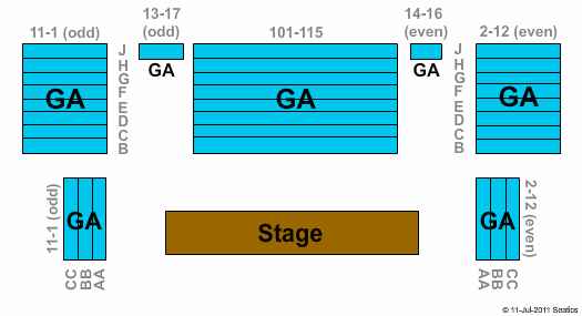 Daryl Roth Theatre Seating Chart