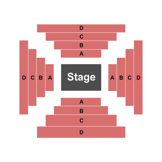 Davenport Hotel, Autograph Collection Seating Chart: Candlelight A-D