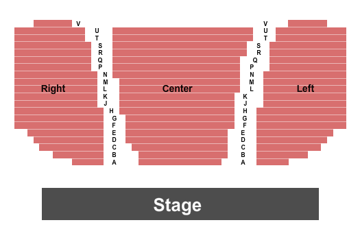 Davis Performing Arts Center at Manatee High School Seating Chart: Endstage