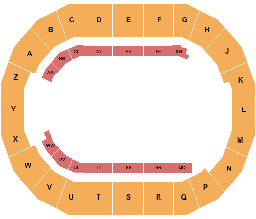 Days of 47 Arena at Utah State Fair Park Seating Chart: PBR