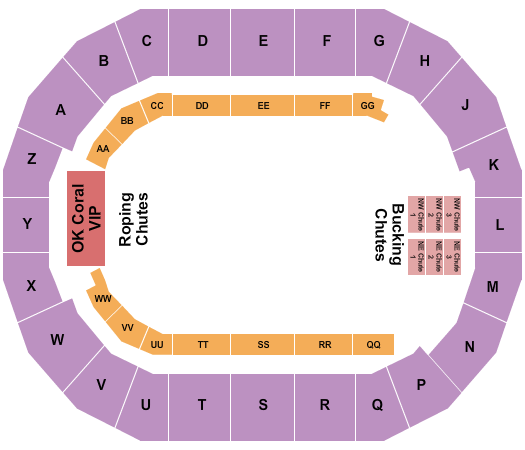 Days of 47 Arena at Utah State Fair Park Seating Chart: Rodeo 2