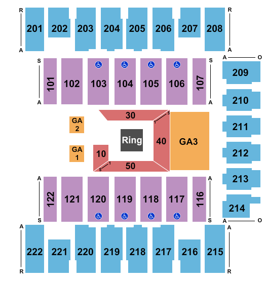 Daytona Beach Ocean Center Seating Chart: Blood 4 Blood