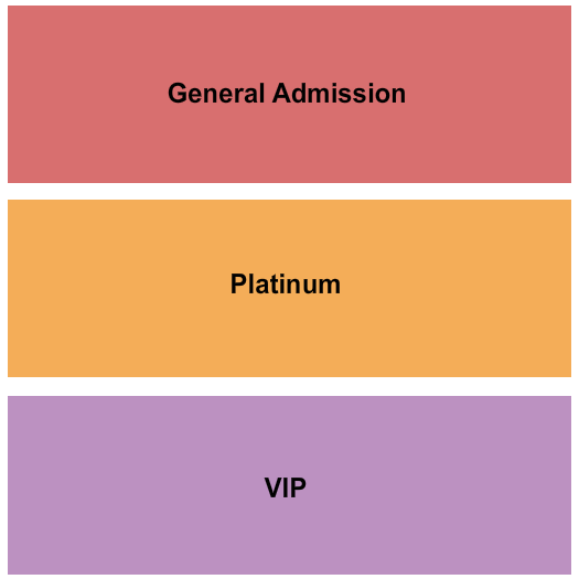 Daytona Beach Ocean Center Seating Chart: GA/VIP/Platinum