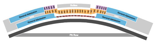 Daytona International Speedway Seating Chart: Supercross 2