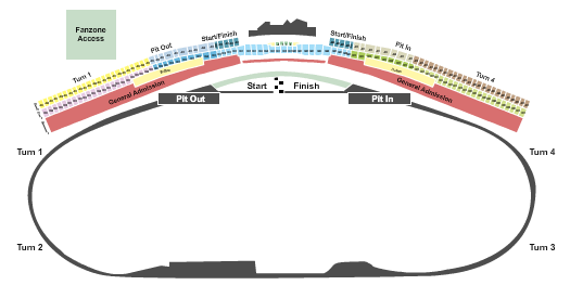 Daytona International Speedway Seating Chart: Duel At Daytona
