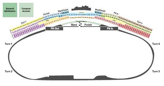 Daytona International Speedway Seating Chart: Daytona 500