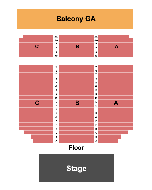 DeJoria Center Seating Chart