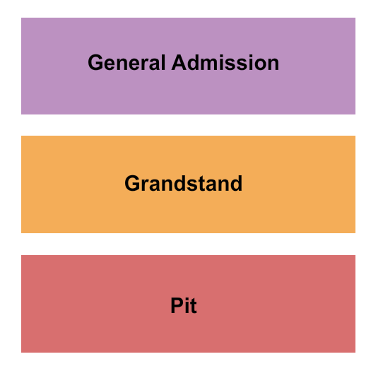 DePew Arena Seating Chart: GA-Grandstand-Pit