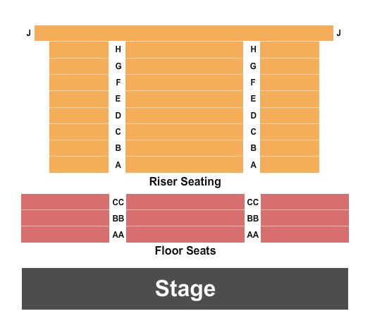 Dean College - Paula M. Rooney Student Center Seating Chart: Endstage