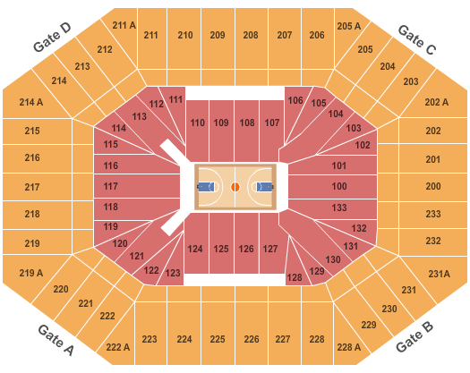 Unc Tarheels Basketball Seating Chart