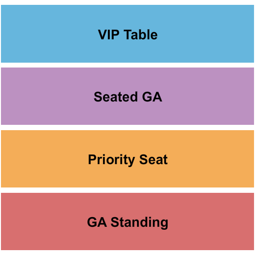 Deep Ellum Art Co. Seating Chart: GA/GA Seated/Priority Seat/VIP