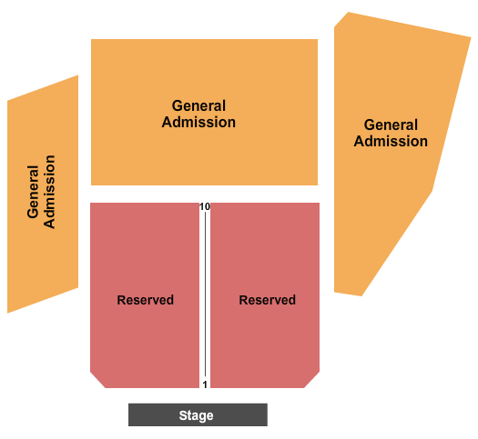 Deerfoot Inn And Casino Seating Chart: End Stage