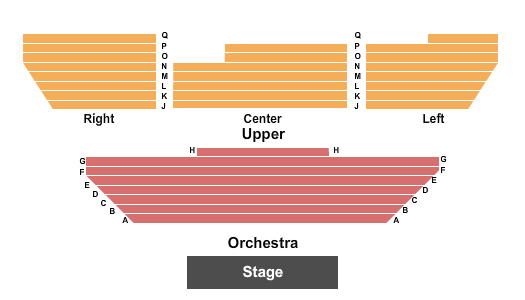 Del E. Webb Center For The Performing Arts Seating Chart