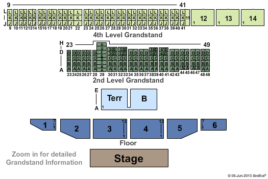 Del Mar Fairgrounds Seating Chart