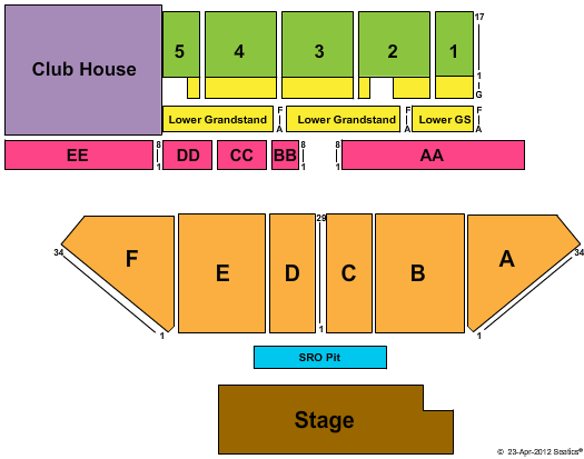 Delaware State Fairgrounds Seating Chart