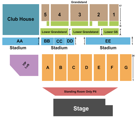 Delaware State Fair Concert Seating Chart