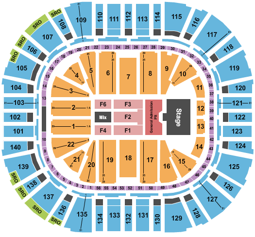 Delta Center Seating Chart: Alan Jackson