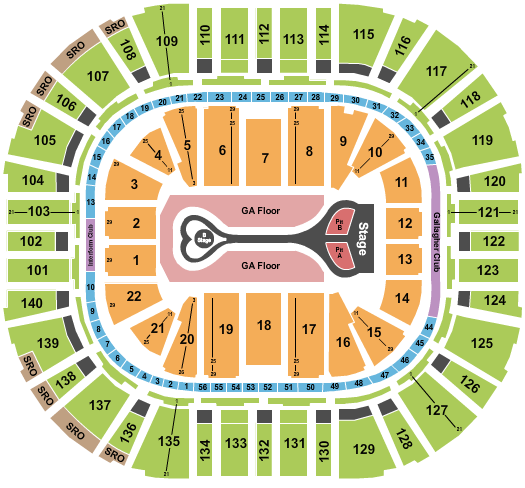 Delta Center Seating Chart: Benson Boone