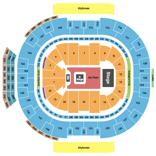 Delta Center Seating Chart: Calvin Harris