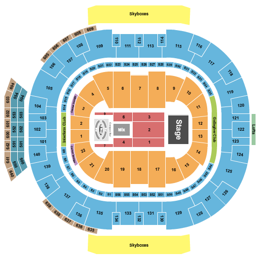 Delta Center Seating Chart: Carin Leon