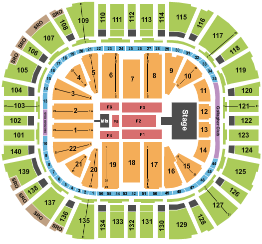 Delta Center Seating Chart: Christian Nodal