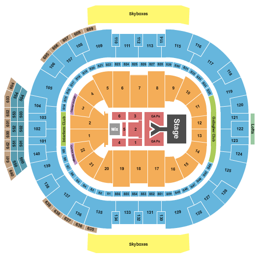 Delta Center Seating Chart: Dan and Shay