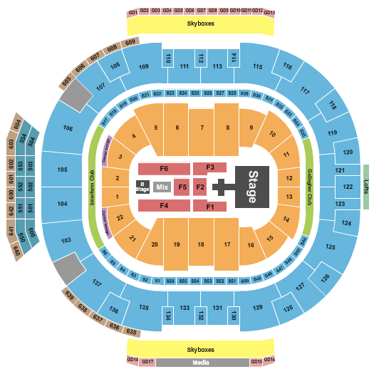 Delta Center Seating Chart: Def Leppard