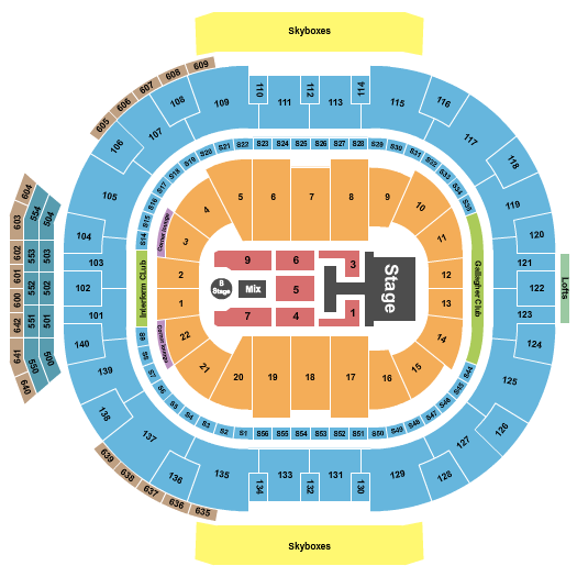Delta Center Seating Chart: Descendants