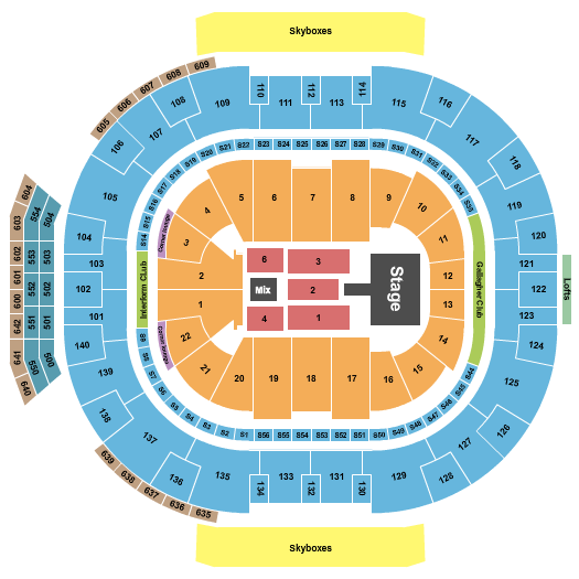 Delta Center Seating Chart: Don Omar