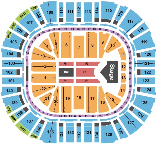 Delta Center Seating Chart: Jelly Roll
