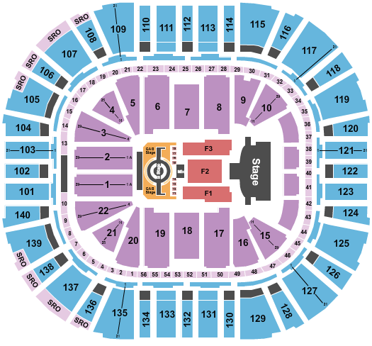 Delta Center Seating Chart: Justin Timberlake