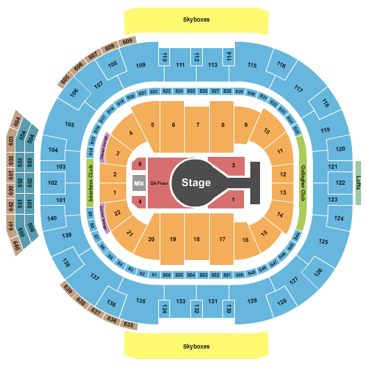 Delta Center Seating Chart: Kacey Musgraves