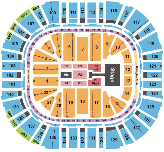 Delta Center Seating Chart: Kelsea Ballerini