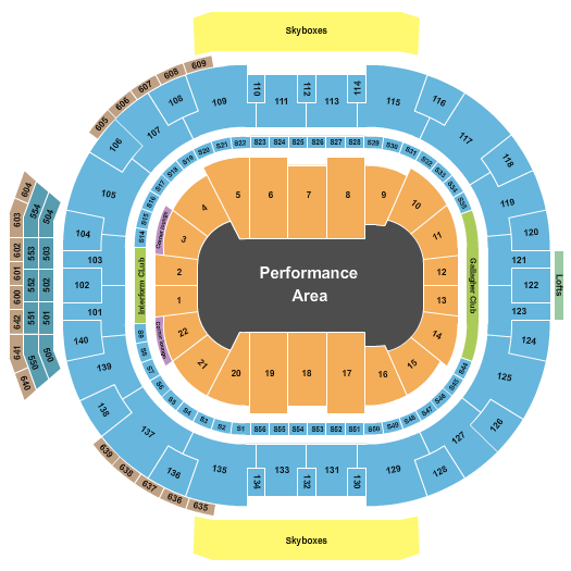 Delta Center Seating Chart: Monster Jam