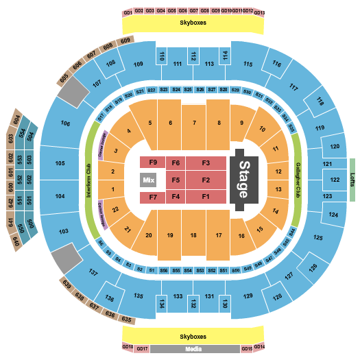 Delta Center Seating Chart: TSO 2